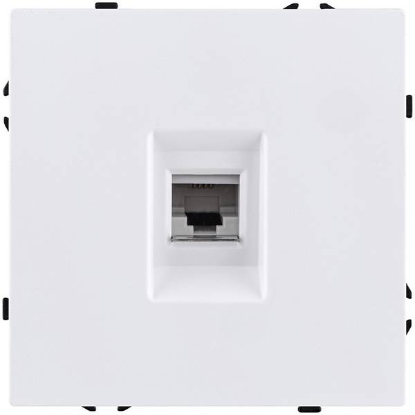 

Розетка телефонная RJ11 белый матовый Kollinger Eclipse EC-019WH, Eclipse EC-019WH