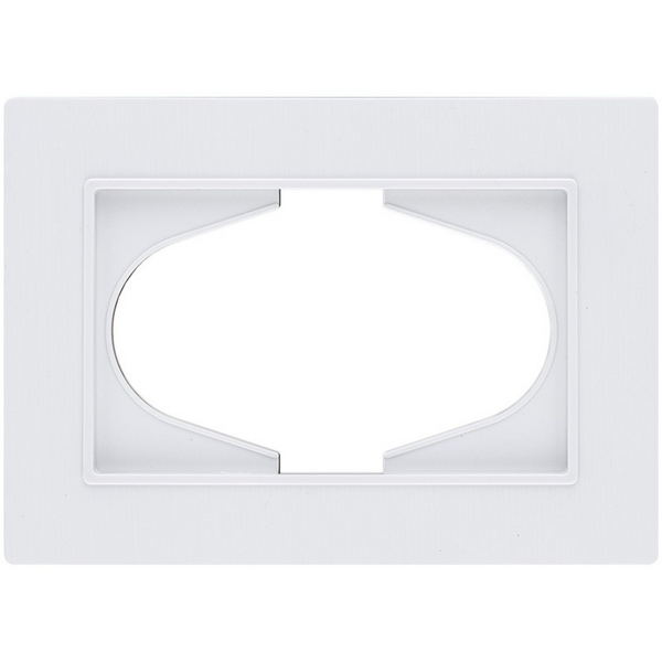 Изображение товара Рамка для двойной розетки Kollinger Eleganz Plex EP120WH белая, компактная