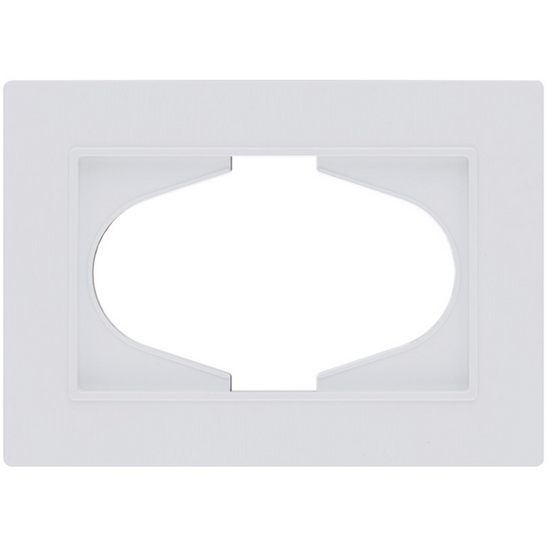 Изображение товара Рамка для двойной розетки Kollinger Eleganz Plex EP120WM белый матовый