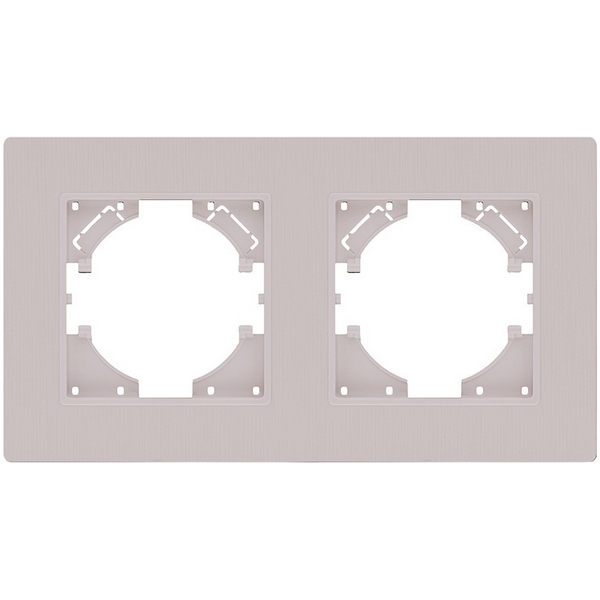 

Рамка 2-постовая кашемир матовый Kollinger Eleganz Plex EP2CM, Eleganz Plex EP2CM