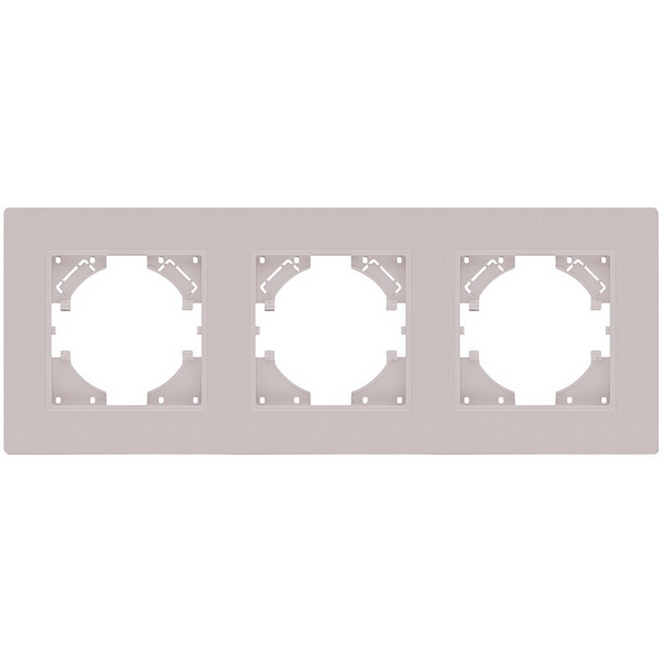 

Рамка 3-постовая кашемир матовый Kollinger Eleganz Plex EP3CM, Eleganz Plex EP3CM