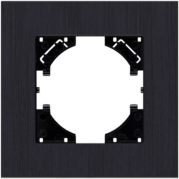 Изображение товара Рамка 1-постовая черный Kollinger Reflex AL RA1BK