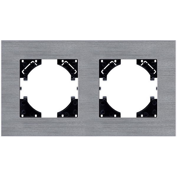 

Рамка 2-постовая серый Kollinger Reflex AL RA2GY, Reflex AL RA2GY