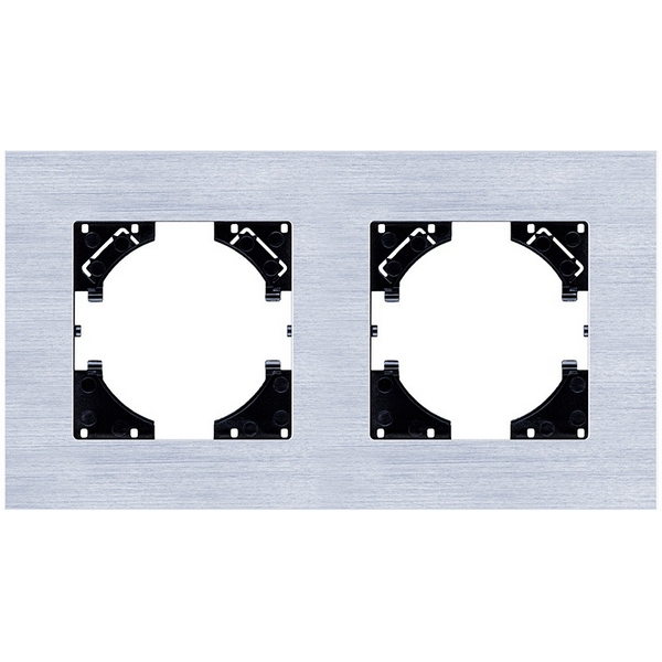 

Рамка 2-постовая серебро Kollinger Reflex AL RA2SR, Reflex AL RA2SR