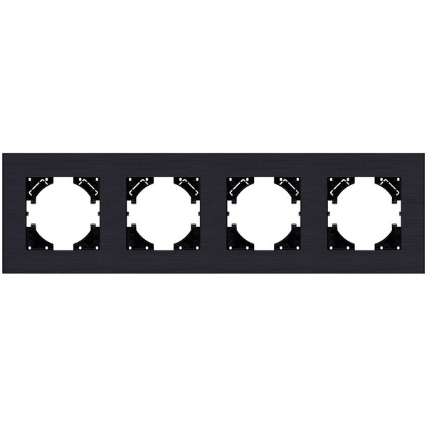 

Рамка 4-постовая черный Kollinger Reflex AL RA4BK, Reflex AL RA4BK