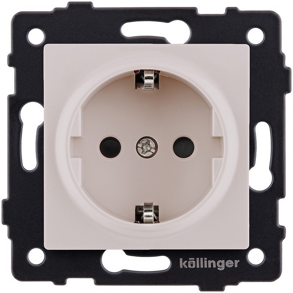 

Розетка штепсельная SCHUKO 16A/250 В кашемир матовый Kollinger REA-002CM для Aspekt, Eleganz, Reflex, Aspekt REA-002CM