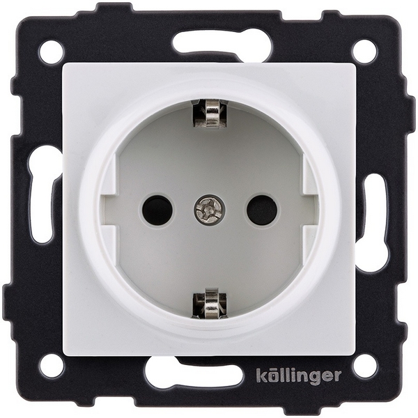 

Розетка штепсельная SCHUKO 16A/250 В белый Kollinger REA-002WH для Aspekt, Eleganz, Reflex, Aspekt REA-002WH