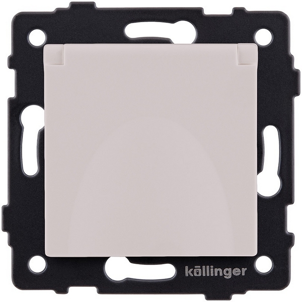 Изображение товара Розетка SCHUKO 16A/250 В с крышкой Kollinger REA-006CM