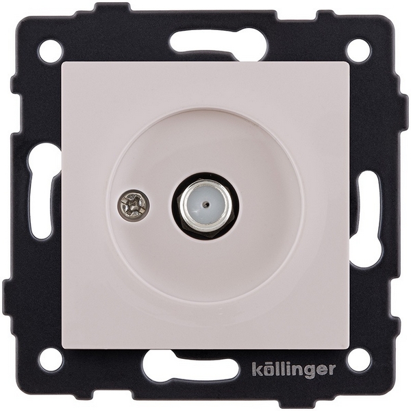 Изображение товара Розетка спутниковая Kollinger REA-020CM кашемир матовая для Aspekt Eleganz Reflex