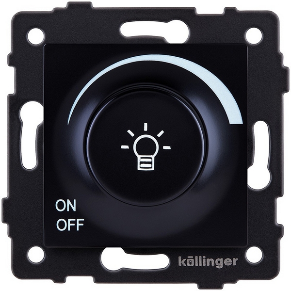 Изображение товара Универсальный светорегулятор Kollinger REA-027BK для систем Aspekt, Eleganz и Reflex
