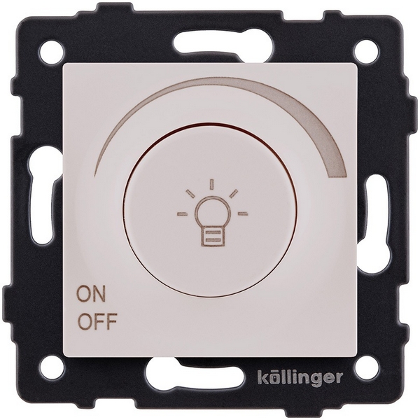 

Светорегулятор универсальный 500W кашемир матовый Kollinger REA-027CM для Aspekt, Eleganz, Reflex, Aspekt REA-027CM