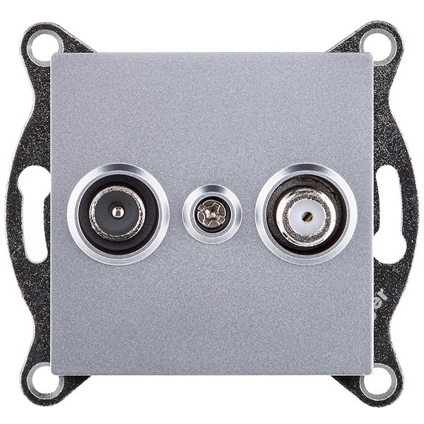 

Розетка двойная TV (мама) + спутниковая SAT серый Kollinger REA-035GY для Aspekt, Eleganz, Reflex, Aspekt REA-035GY