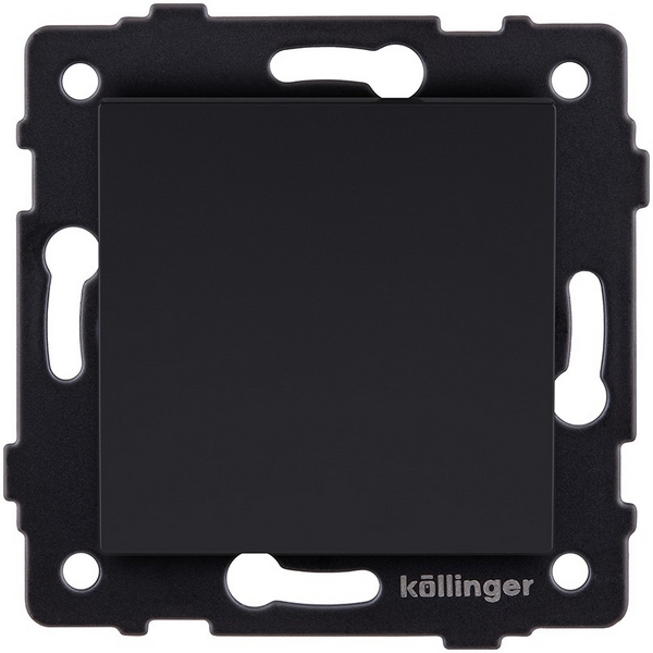 

Выключатель 1-клавишный проходной 10А/250В черный матовый Kollinger REA-S-003BM для Aspekt, Eleganz, Reflex, Aspekt REA-S-003BM