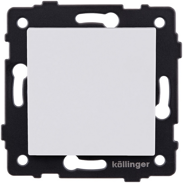 

Выключатель кнопочный 1-клавишный 10А/250В белый матовый Kollinger REA-S-005WM для Aspekt, Eleganz, Reflex, Aspekt REA-S-005WM