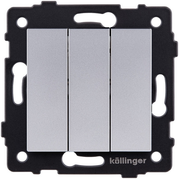 

Выключатель 3-клавишный 10А/250В серый Kollinger REA-S-012GY для Aspekt, Eleganz, Reflex, Aspekt REA-S-012GY