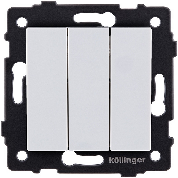 

Выключатель 3-клавишный 10А/250В белый Kollinger REA-S-012WH для Aspekt, Eleganz, Reflex, Aspekt REA-S-012WH