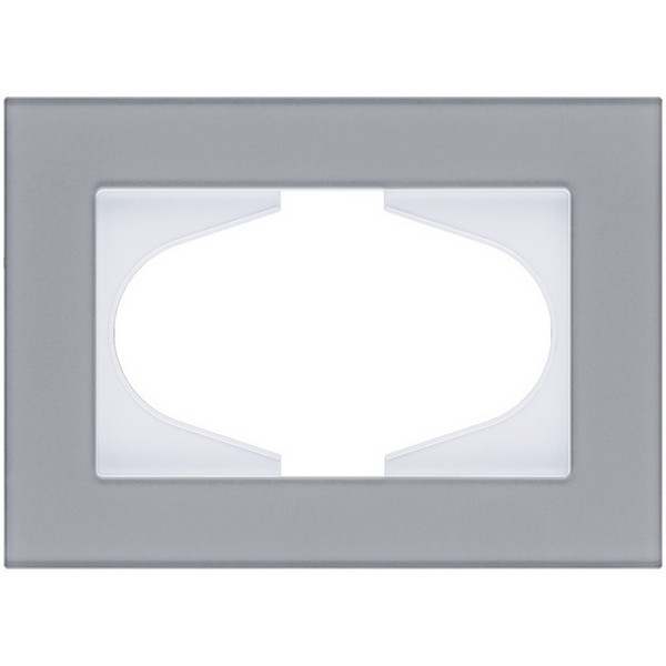 Изображение товара Рамка для двойной розетки из стекла Kollinger Reflex MG RM120GY