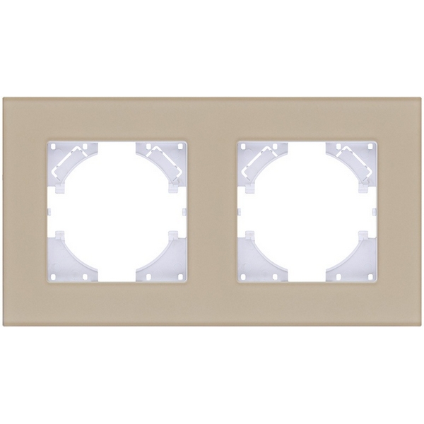 

Рамка 2-постовая стекло золотой Kollinger Reflex MG RM2GD, Золото, Reflex MG RM2GD