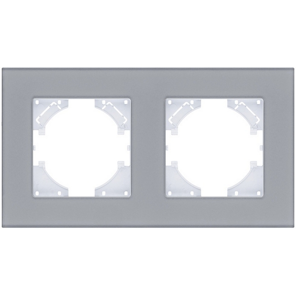 Изображение товара Рамка 2-постовая стекло серый Kollinger Reflex MG RM2GY
