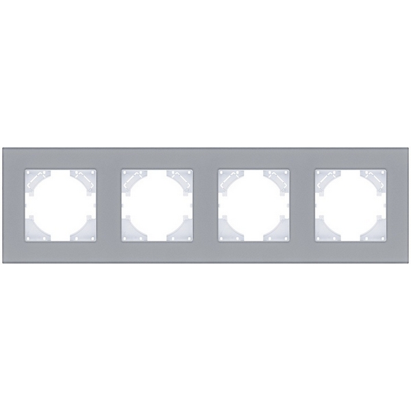 

Рамка 4-постовая стекло серый Kollinger Reflex MG RM4GY, Reflex MG RM4GY