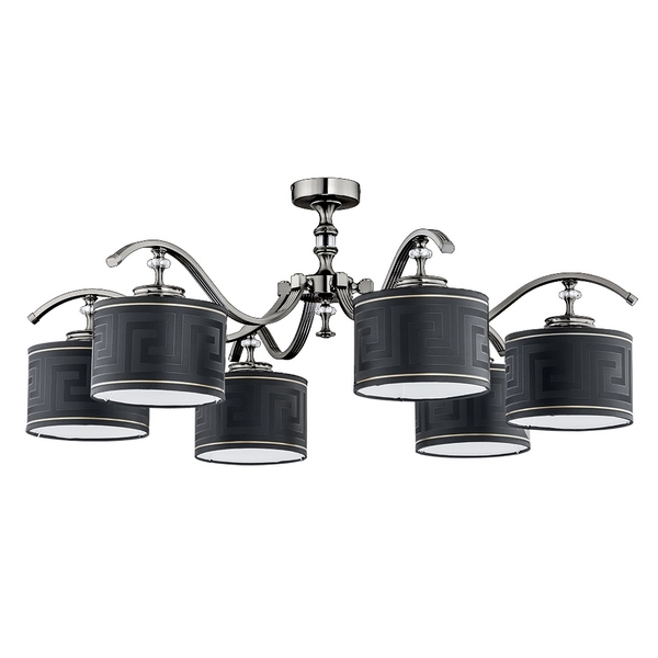 

Потолочная люстра Kutek Averno AVE-PL-6(BN/A), Черный, Averno AVE-PL-6(BN/A)