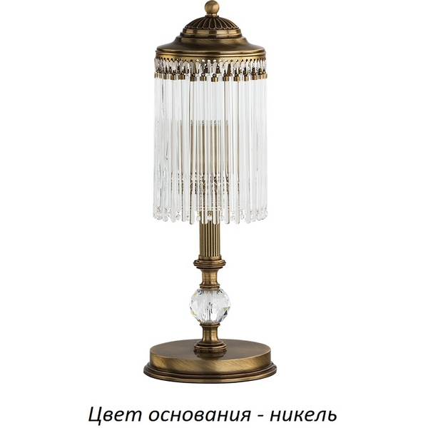 

Настольная лампа Kutek Fiore FIO-LG-1(N), Никель, Fiore FIO-LG-1(N)