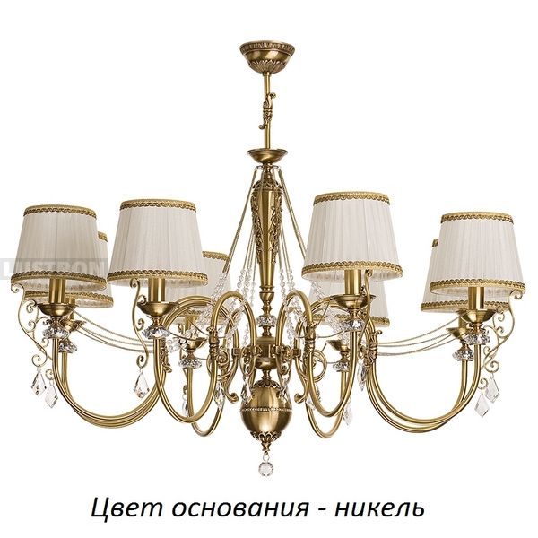 

Потолочная люстра Kutek Luca LUC-ZW-8(N/A), Никель, Luca LUC-ZW-8(N/A)