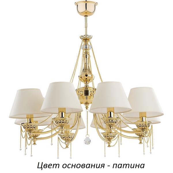 

Потолочная люстра Lugano LUG-ZW-8(P/A) (Kutek), Патина, Lugano LUG-ZW-8(P/A)