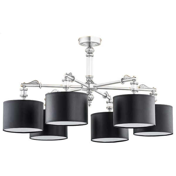 

Потолочная люстра Kutek Merano MER-PL-6(BN/A), Черный, Merano MER-PL-6(BN/A)