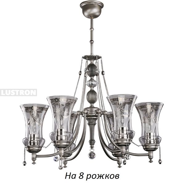 

Потолочная люстра Kutek Nico NIC-ZW-8(N), Никель, Nico NIC-ZW-8(N)