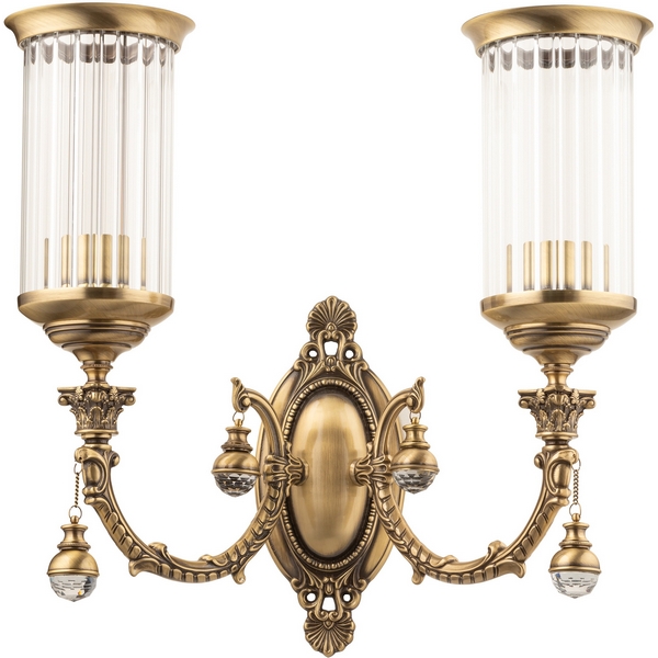 

Бра Sienna-crystal Kutek Swarovski SIE-K-2(P), Бронза, Sienna SIE-K-2(P)