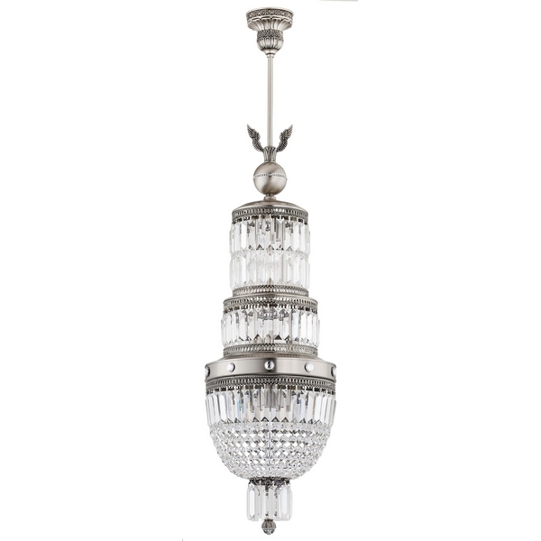 

Потолочная люстра хрустальная Sienna-crystal Kutek Swarovski SIE-ZWD-1(N)300, Никель, Sienna SIE-ZWD-1(N)300