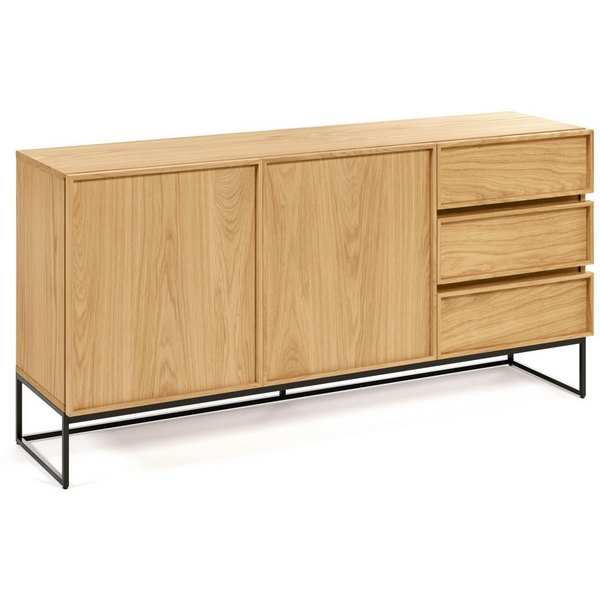 

Буфет La Forma (ex Julia Grup) Taiana (Коричневый/ Шпон дуба,Металл,Шпон,МДФ,Сталь,Дерево,Фанера), Taiana 101820