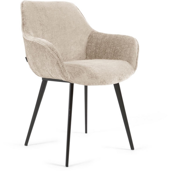 

Обеденный стул La Forma (ex Julia Grup) Amira (Бежевый/ Фанера,Сталь,Пена), Amira 110405