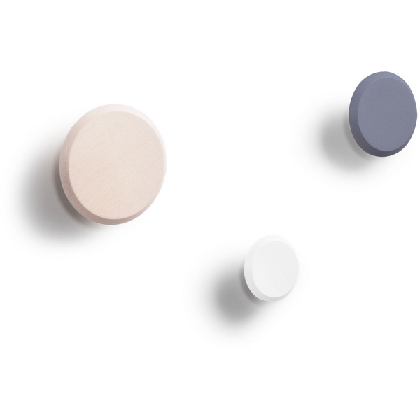 Изображение товара Набор вешалок La Forma с натурального дерева синий и белый 146005