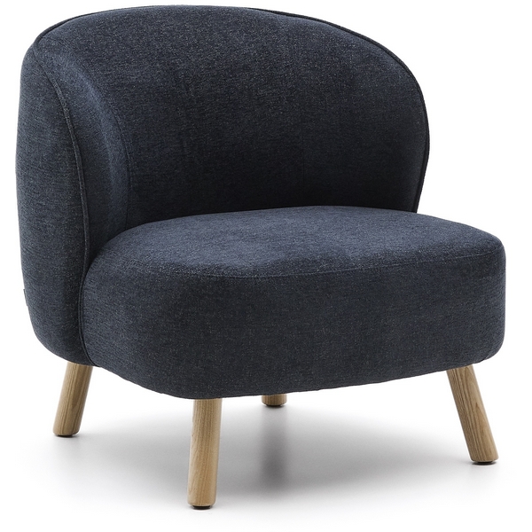 

Кресло Ulit из серого шенилла с ножками из бука в натуральной отделке La Forma (ex Julia Grup) арт.219327, Серый, Ulit 219327