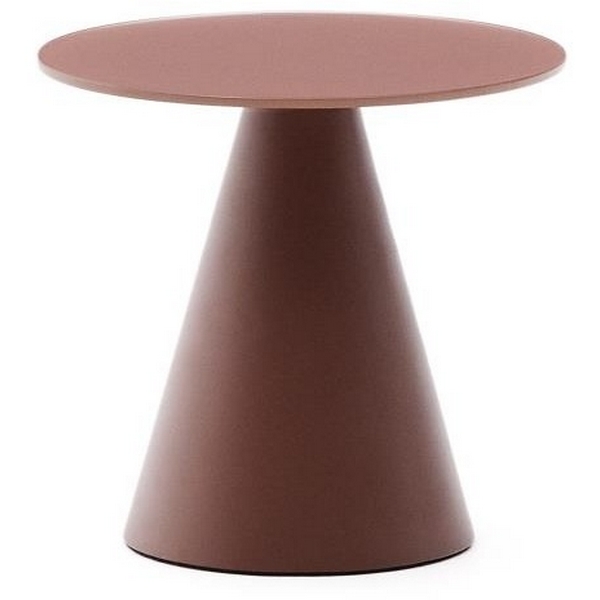 

Приставной столик Wilshire из стали с закаленным стеклом с матовой терракотовой отделкой D35 см La Forma (ex Julia Grup) 299294, Терракотовый, Wilshire 299294