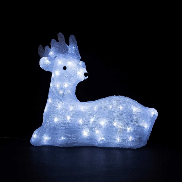 

Светодиодный Олень 45см Белый 24В, LED, IP54 Laitcom Фигуры 9492023, Фигуры 9492023