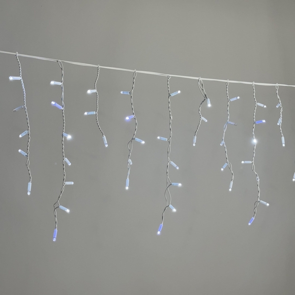 Изображение товара Гирлянда Бахрома 3,1 x 0,5 м LED IP65 белая с мерцанием 220В