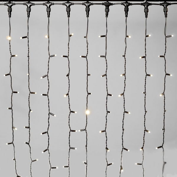 

Гирлянда Занавес 2 x 2 м тепло-белый 220В, 400 LED, провод черный каучук 2,3мм, IP65 Laitcom ECO402-1-2WW, Занавес ECO402-1-2WW