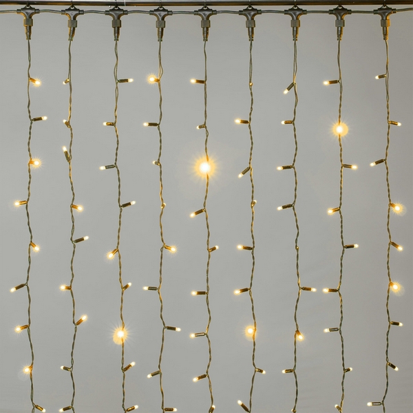 

Гирлянда Занавес 2 x 2 м желтый 220В, 400 LED, провод черный каучук 2,3мм, IP65 Laitcom ECO402-1-2Y, Занавес ECO402-1-2Y