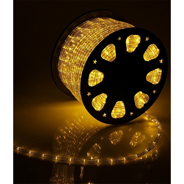 Изображение товара Светодиодный Дюралайт желтый 13 мм 220В 100м IP65 Laitcom