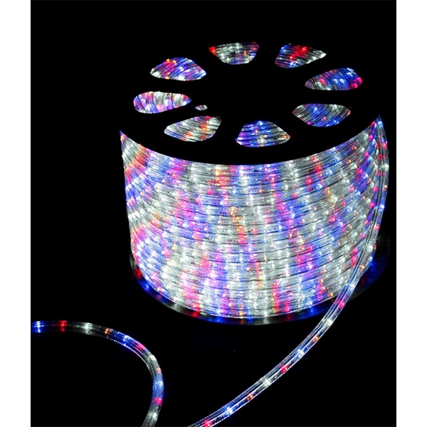 Изображение товара Светодиодный Дюралайт бело-сине-красный 96м IP65 3456 LED Laitcom