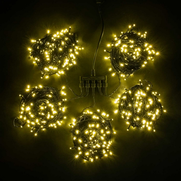 

Комплект Тепло-Белых Нитей по 20м, LED, Провод Черный ПВХ, IP54 Laitcom На деревья KDD1000-11-1WW, На деревья KDD1000-11-1WW