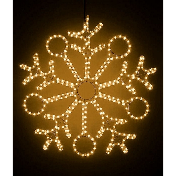 

Светодиодная Снежинка Пять Колец 0,9м Тепло-Белая, на Металлическом Каркасе, IP54 Laitcom Фигуры LC-13050, Фигуры LC-13050