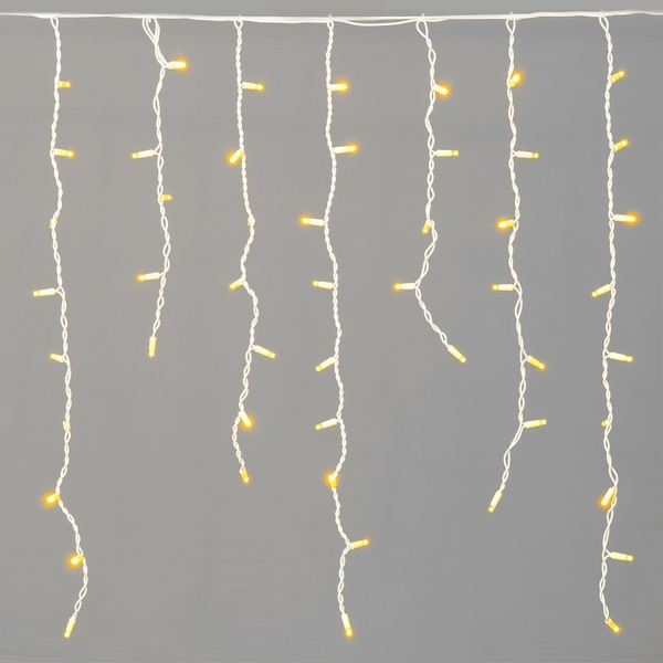 

Гирлянда Бахрома 3,2 х 0,9 м желтая, 168 LED, белый провод каучук, IP65 Laitcom LL168-8-2Y, Бахрома LL168-8-2Y