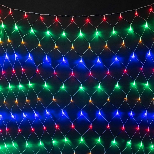

Светодиодная Сеть x 3 м Разноцветная с Контроллером 220В, LED, Провод Прозрачный ПВХ, IP54 Laitcom Сети NTL384C-10-2M, Сети NTL384C-10-2M