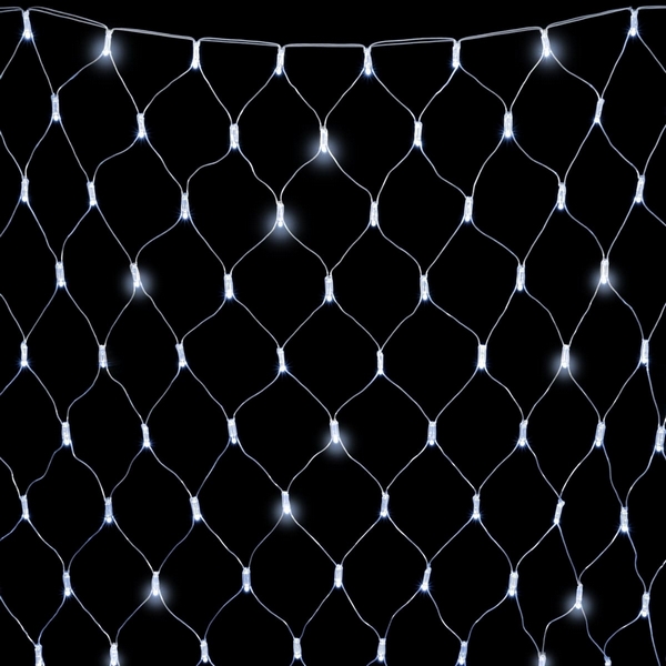 Изображение товара Светодиодная сеть с колпачком 2x3 м белая 220В 384 LED IP65 Laitcom