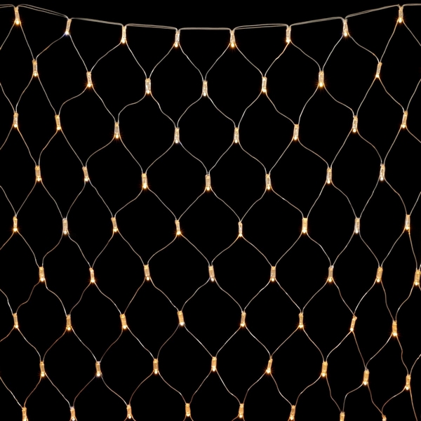 Изображение товара Светодиодная сеть с колпачком 2x3 м тепло-белая 384 LED IP65