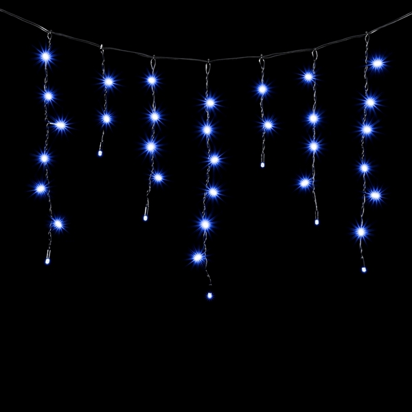 

Гирлянда Бахрома с Колпачком 3,1 x 0,5 м Синяя 220В, LED, Провод Черный ПВХ, IP65 Laitcom PIL120CAP-11-2B, Бахрома PIL120CAP-11-2B